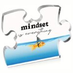 Akrylový blok „Mindset is everything“ - Image 2